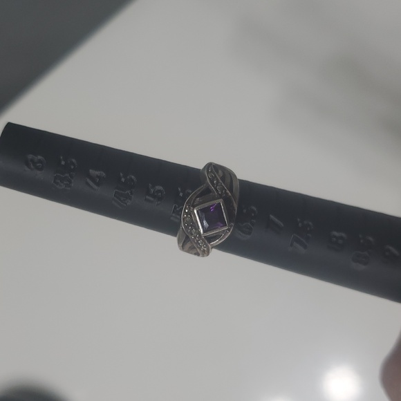 925 Purple Stone Ring